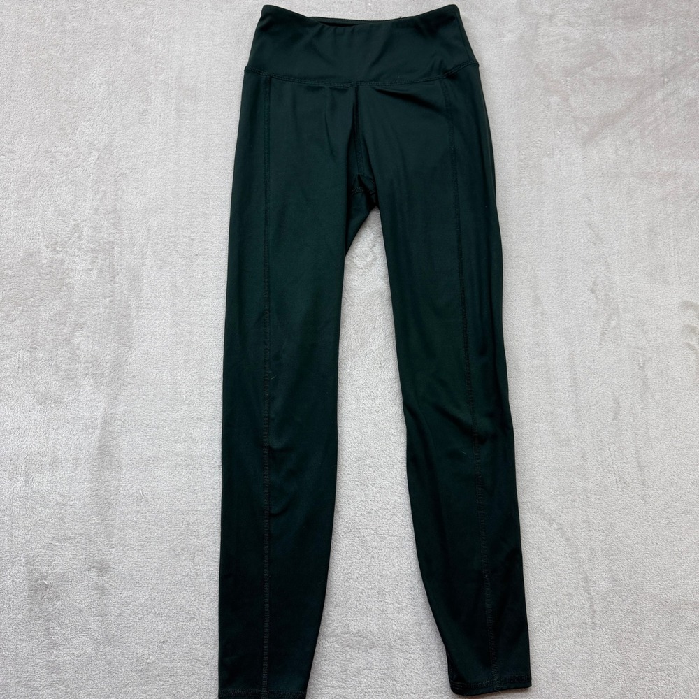 Madewell Pants Women's XS Leggings Green MWL High Rise Activewear Yoga Workout